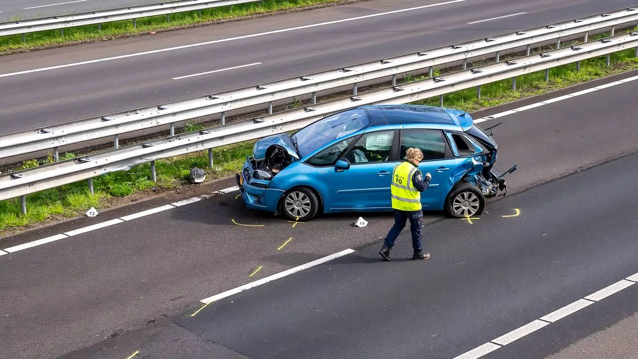 Meerdere gewonden bij botsing op A59, weg nog urenlang dicht