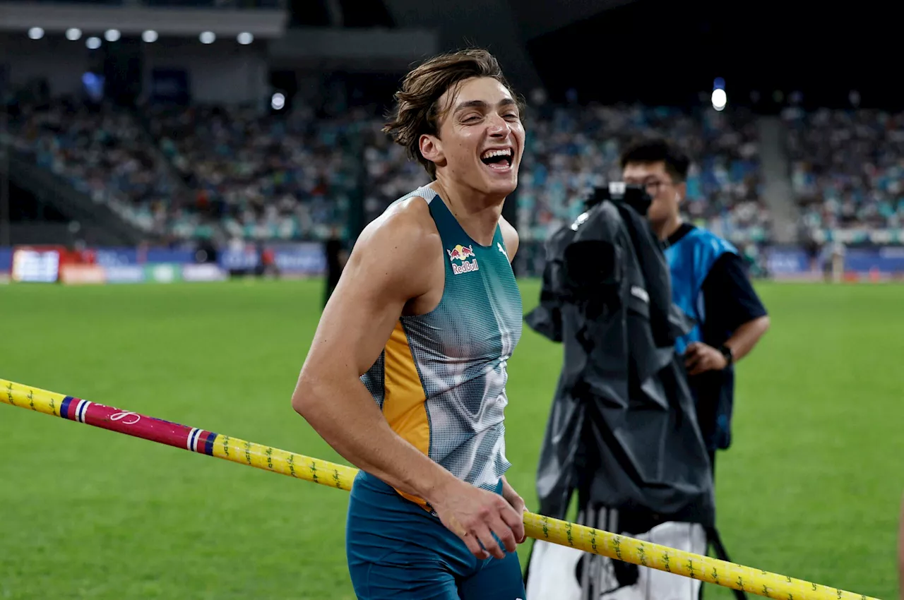 Unstoppable Duplantis breaks pole vault world record again in Xiamen Diamond League