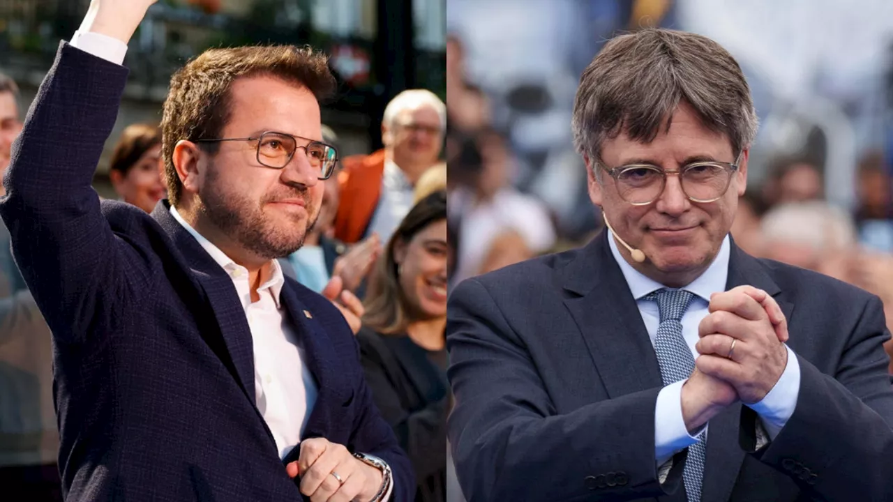 Cataluña calienta motores para sus elecciones: Puigdemont reclama 'liderazgo' mientras Aragonès cent