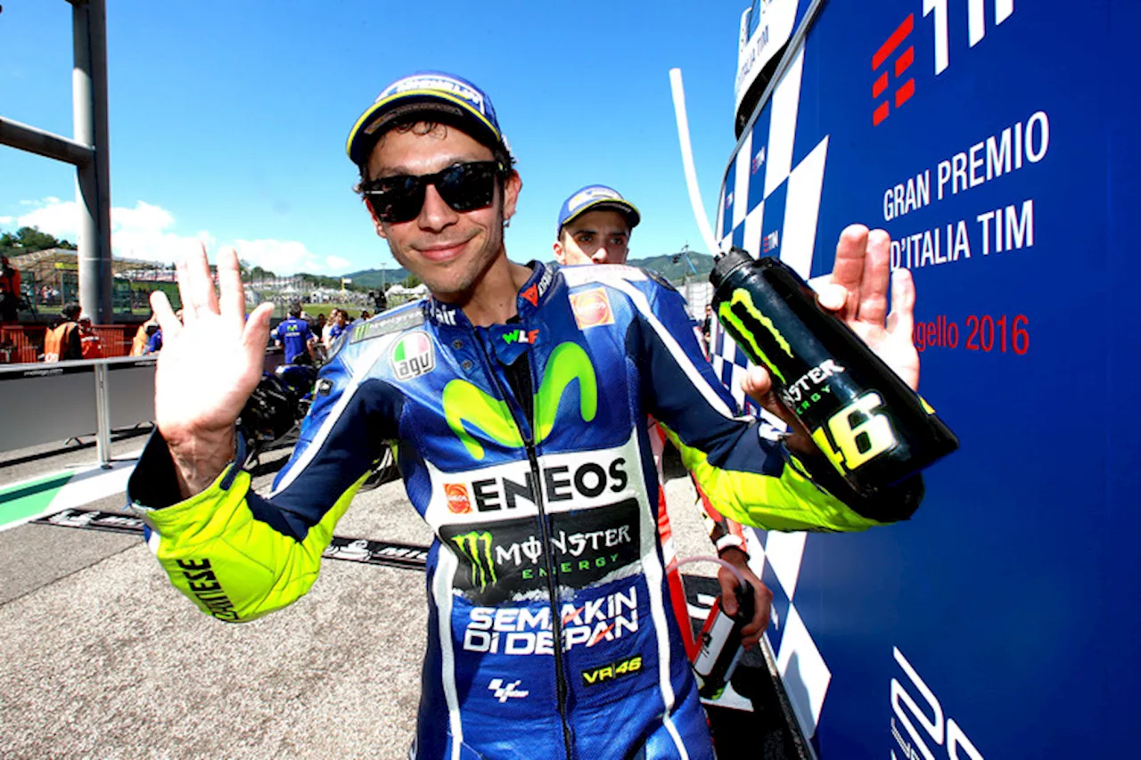 Valentino Rossi (1.): Dank Windschatten von Vinales