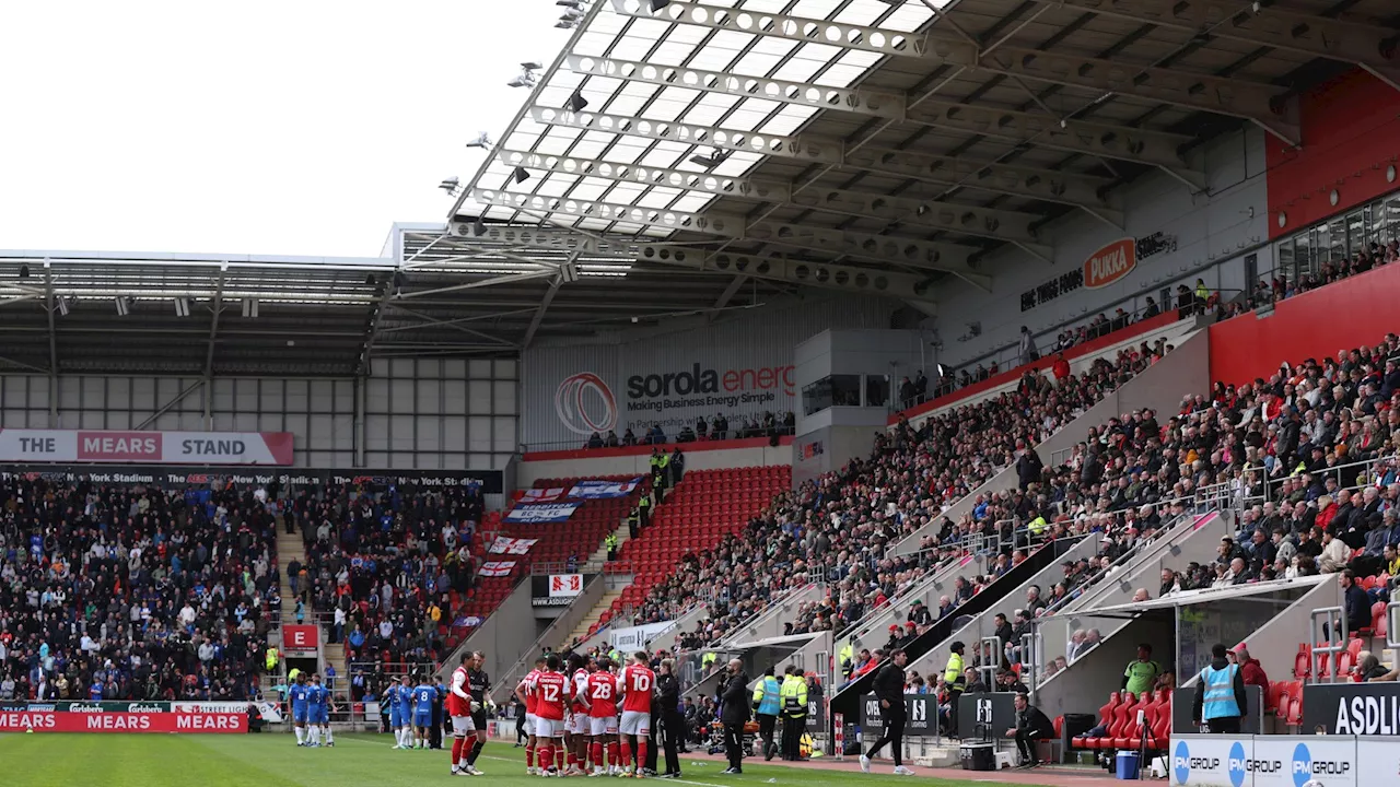 Rotherham vs Birmingham match suspended due to medical emergency in crowd...