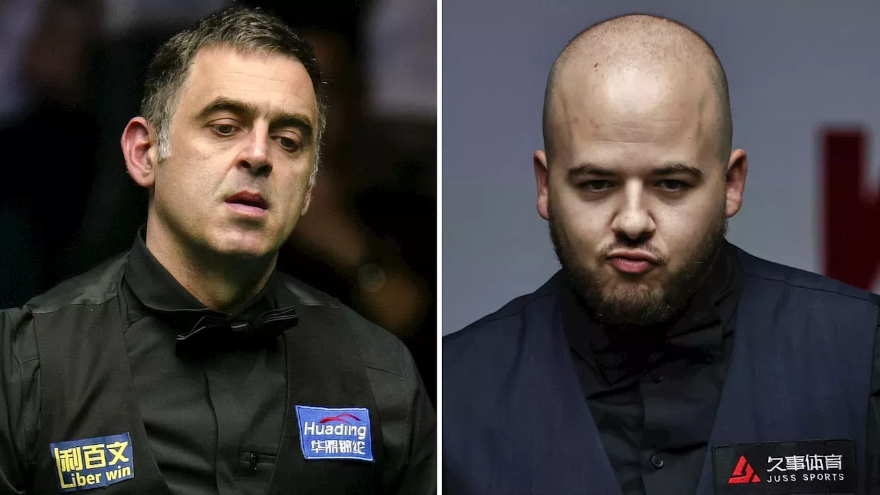 World Snooker Championship 2024 LIVE RESULTS Luca Brecel on right NOW