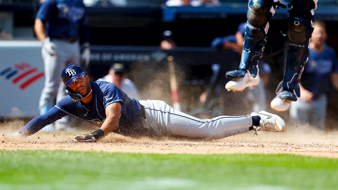 Caballero's tiebreaking double in 10th lifts Rays past Yankees