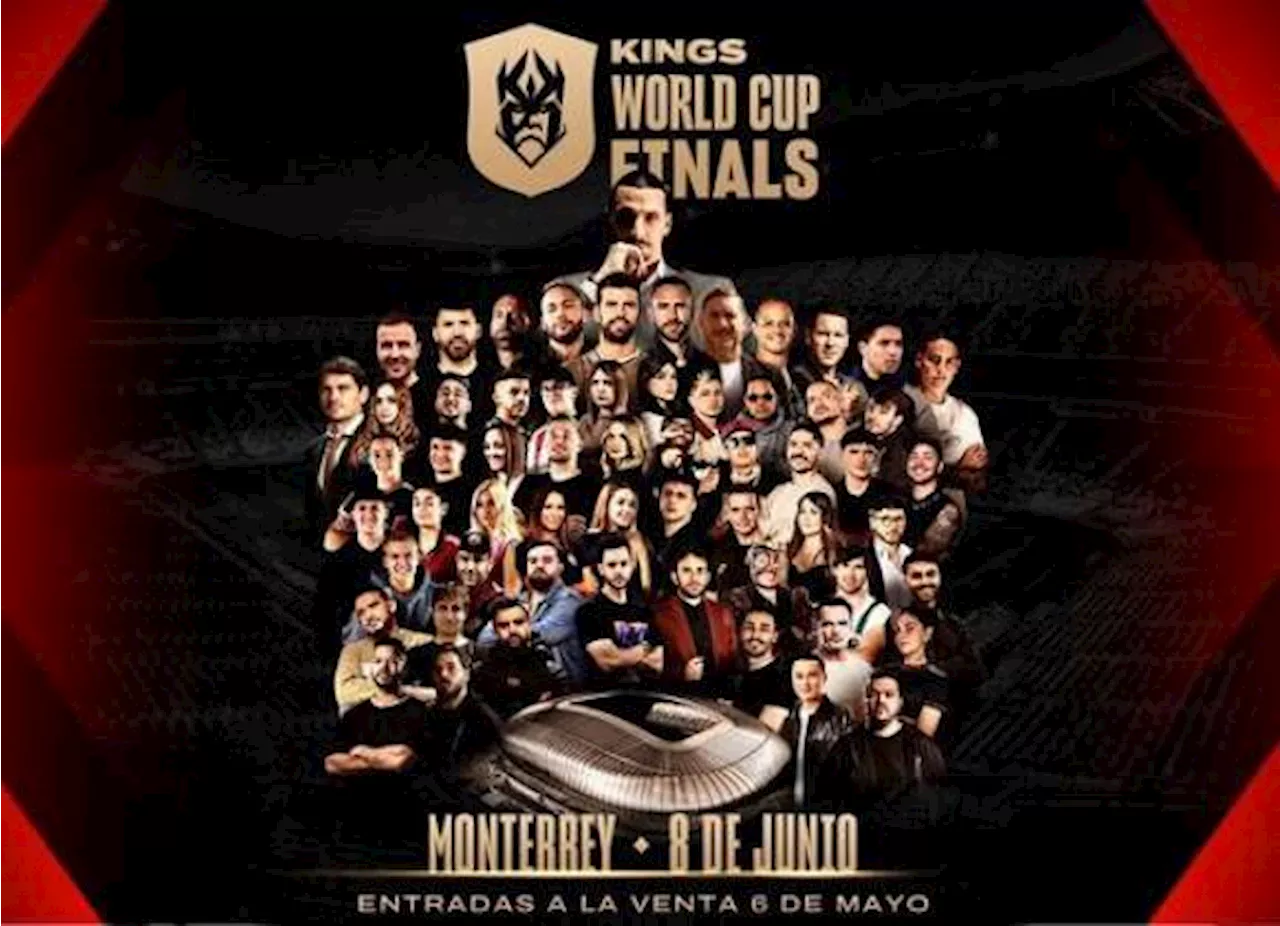 Finales de la Kings League World se jugarán en el Estadio BBVA de Monterrey