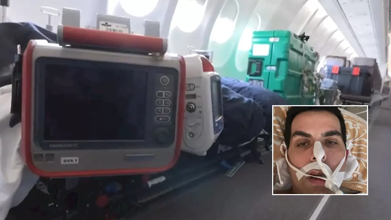 El avión militar medicalizado ya traslada a Álex García desde Tailandia rumbo a España