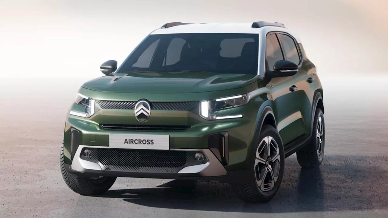 2025 Citroen C3 Aircross unveiled with squarer styling, seven seats