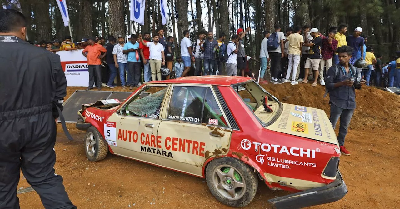 Seven killed after race car slams into crowd in Sri Lanka