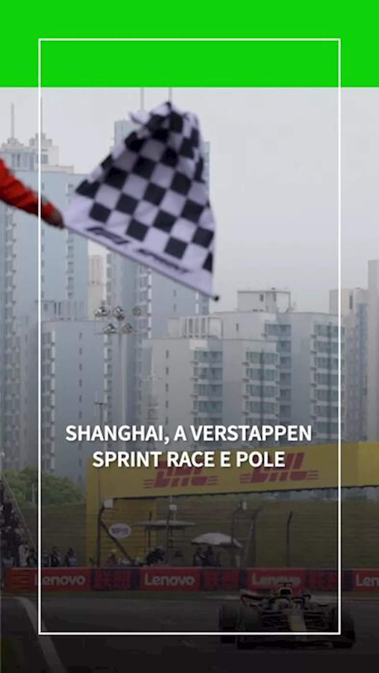 F1, Shanghai: a Verstappen sprint race e pole