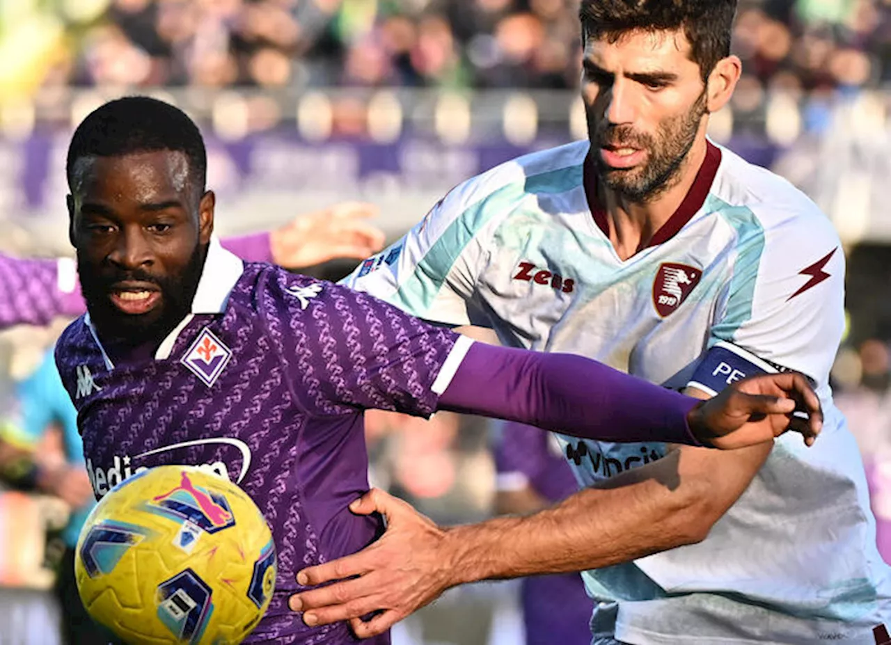 Serie A: Salernitana-Fiorentina 0-0 DIRETTA E FOTO