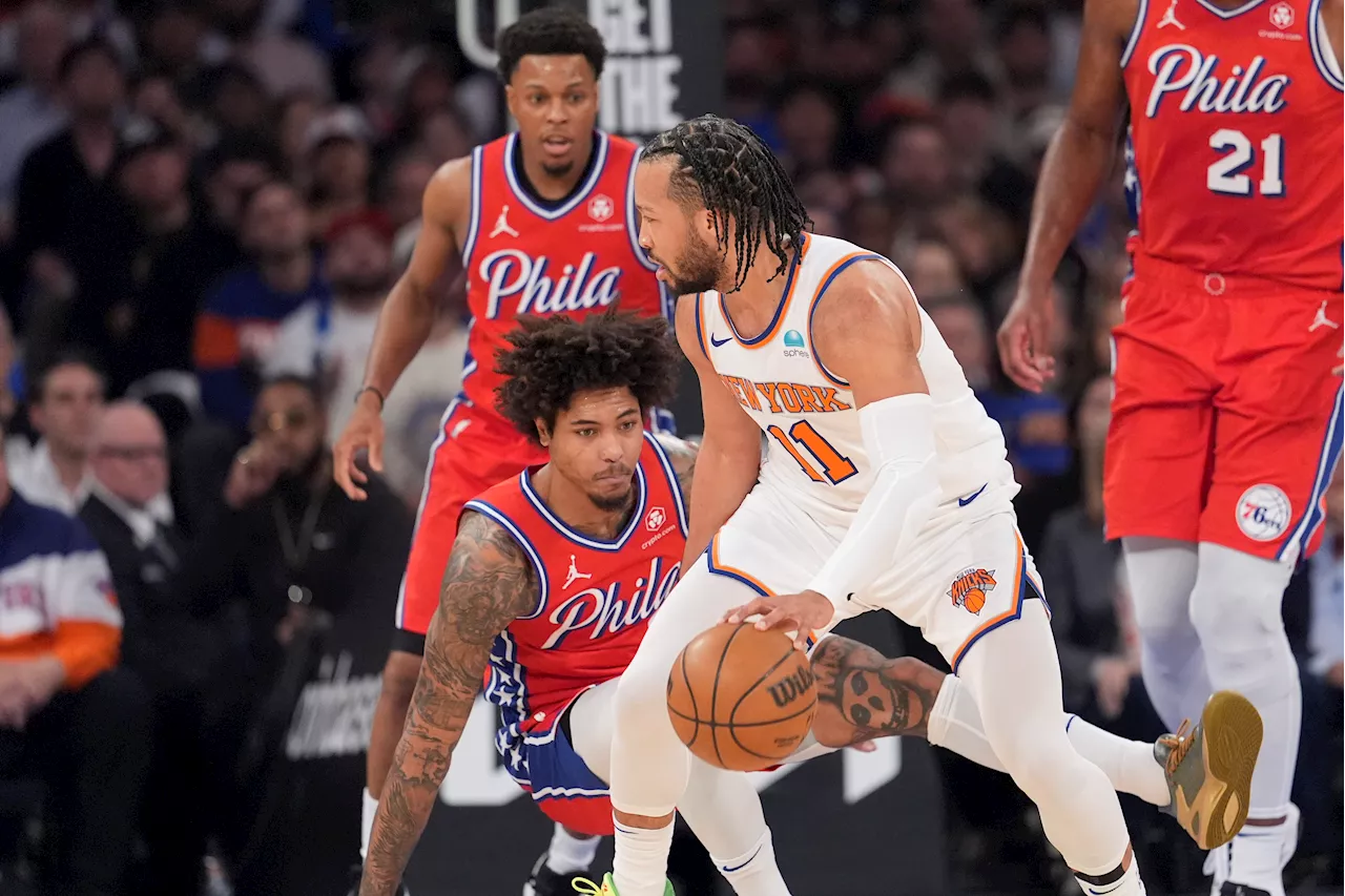 Brunson and Hart score 22, Knicks beat 76ers 111-104 in Game 1