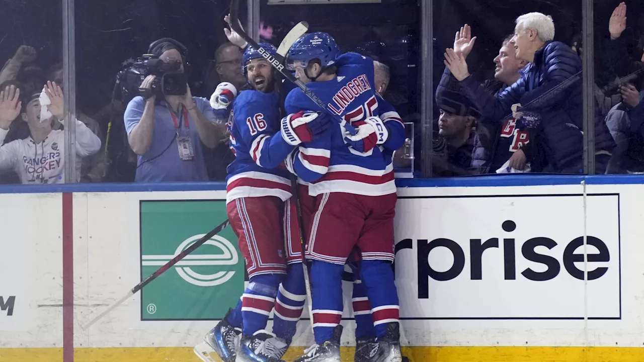 Jimmy Vesey and Artemi Panarin lead Rangers to 4-1 win over Capitals in Game 1