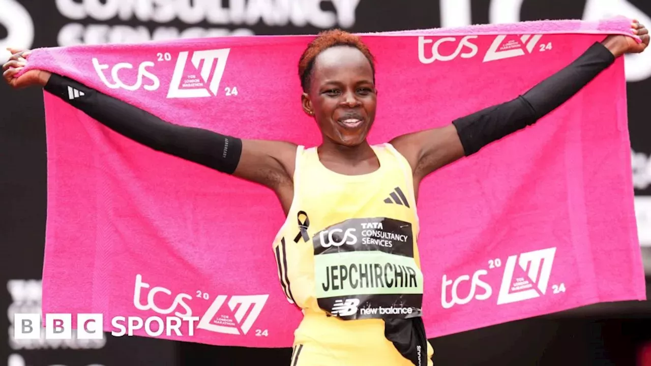 London Marathon 2024 results Peres Jepchirchir breaks women's only