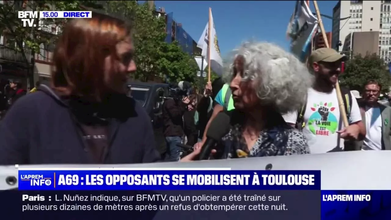 'On demande l'arrêt du chantier': à Toulouse, la manifestation contre l'A69 s'est élancée