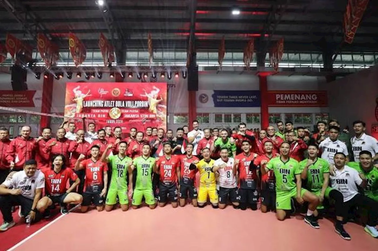 Kepala BIN Tak Ragukan Kemampuan Tim Voli Jakarta BIN dan STIN BIN di Proliga 2024