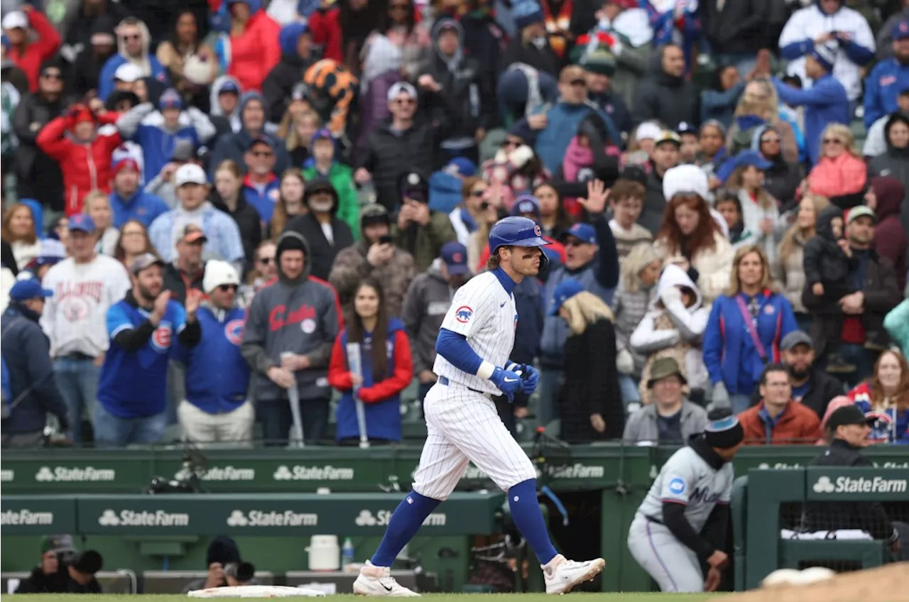 Photos: Chicago Cubs lose to Miami Marlins 3-2 in Game 1 of a doubleheader