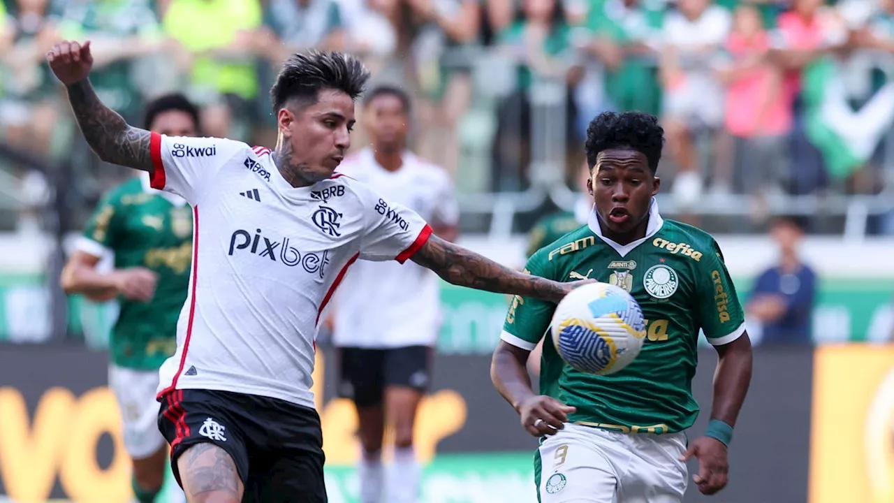 Em duelo equilibrado, Palmeiras e Flamengo empatam no Allianz Parque