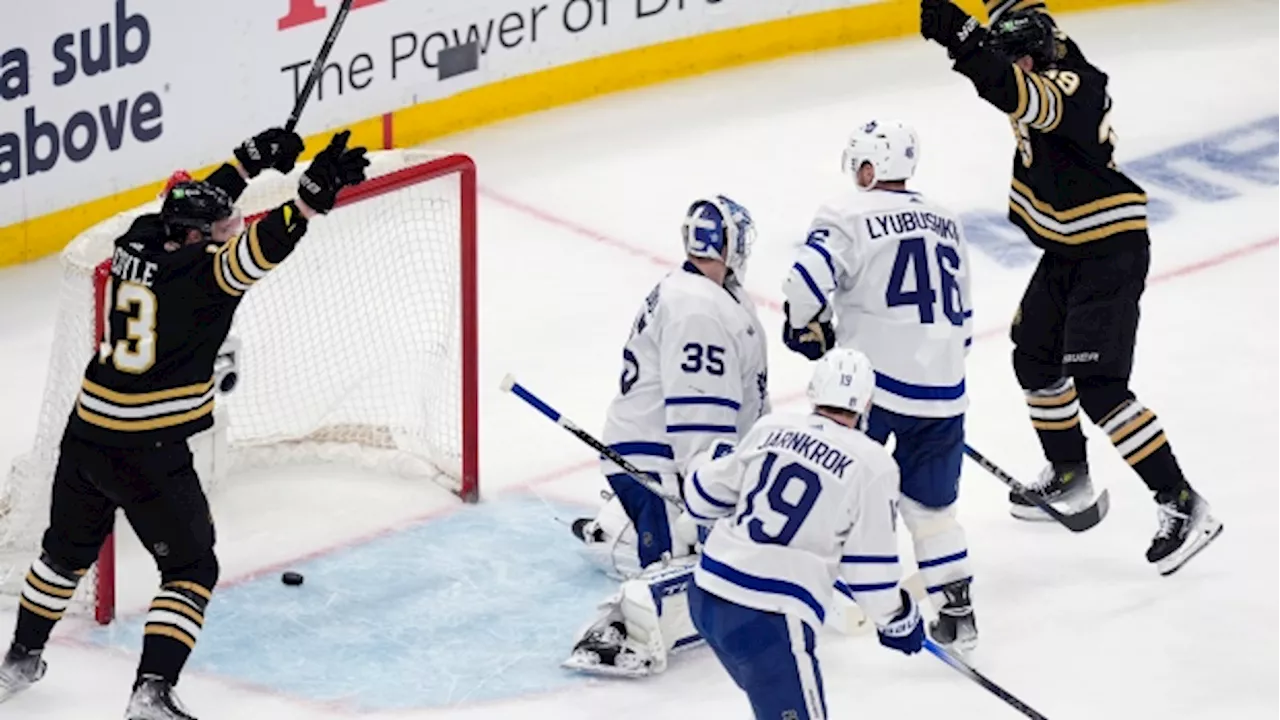 NHL playoffs: Maple Leafs drop Game 1 vs Bruins