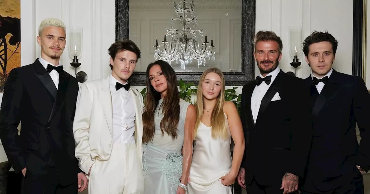 Harper Beckham steals the show at Victoria's star-studded 50th birthday party