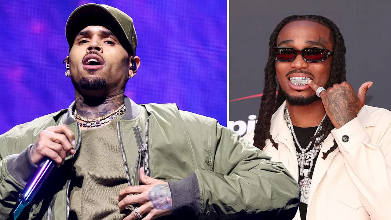 Chris Brown drops scathing diss track firing back at Quavo: 'People wished you died instead of...