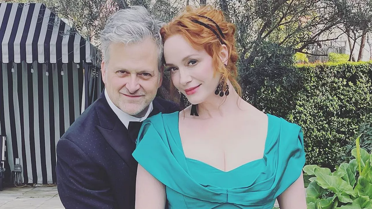 Mad Men star Christina Hendricks is married! The actress walks down the aisle with fiancé George...