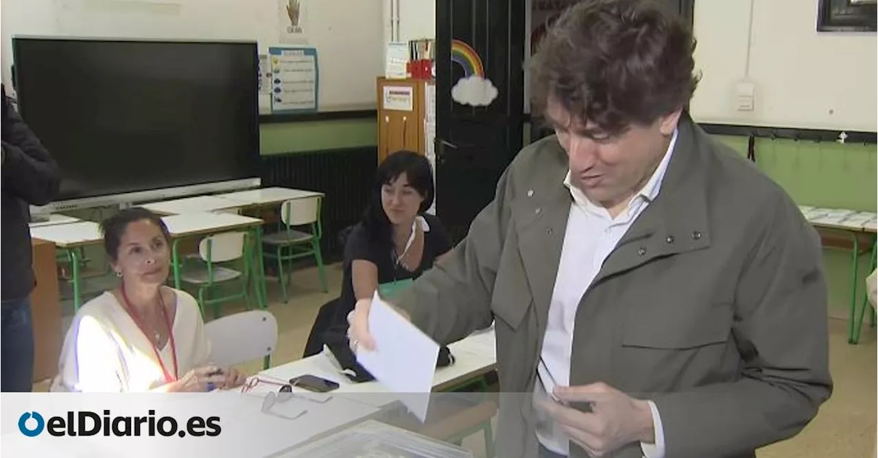 Vota el candidato del PSE, Eneko Andueza