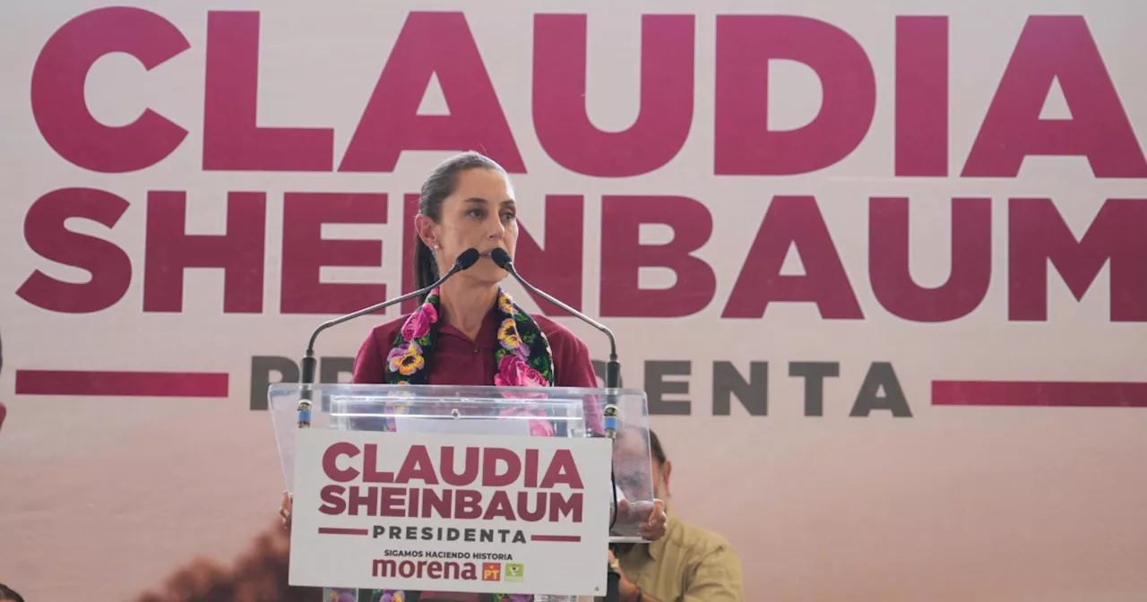 Claudia Sheinbaum promete construir la autopista Palenque-San Cristóbal e impulsar a los caficultores de Chiapas