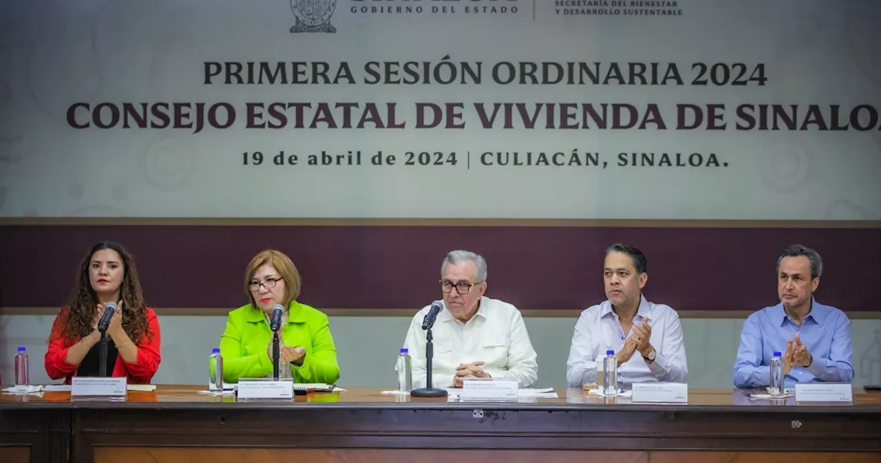 Encabeza Rocha primera sesión ordinaria del Consejo Estatal de Vivienda