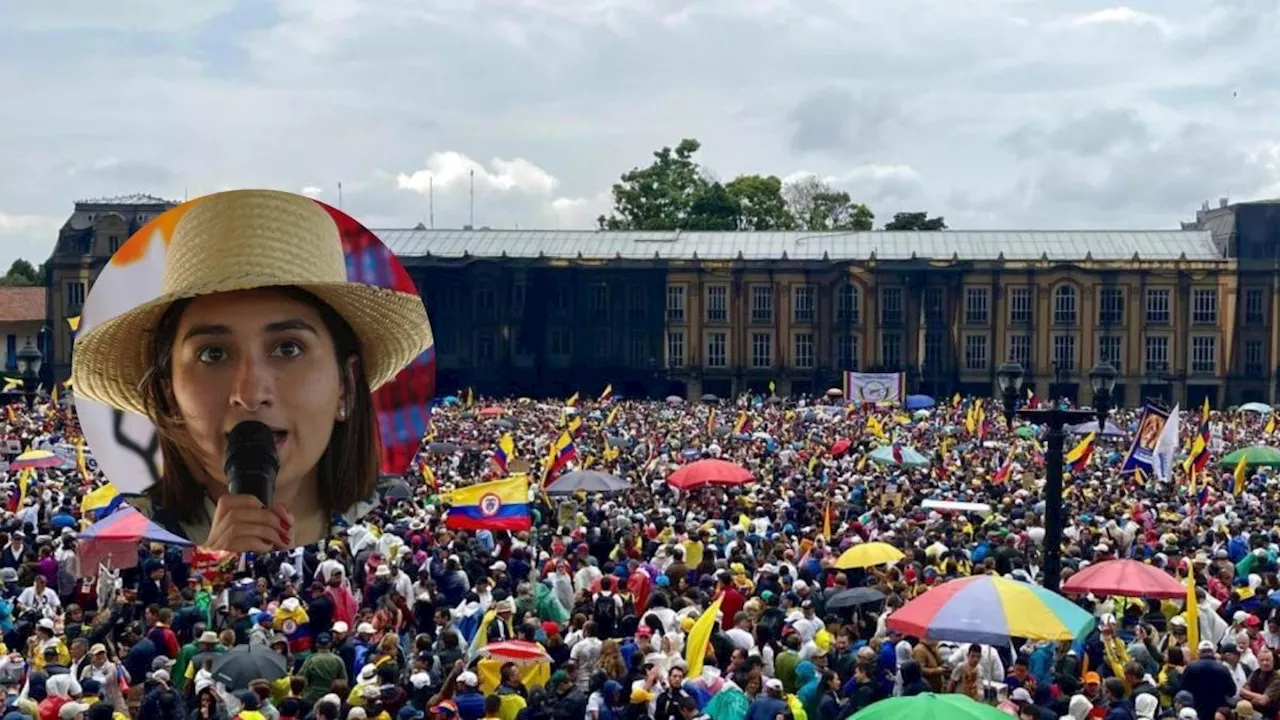 'Es una semana que como Gobierno debemos afrontar en reflexión y autocrítica': Laura Sarabia tras marchas