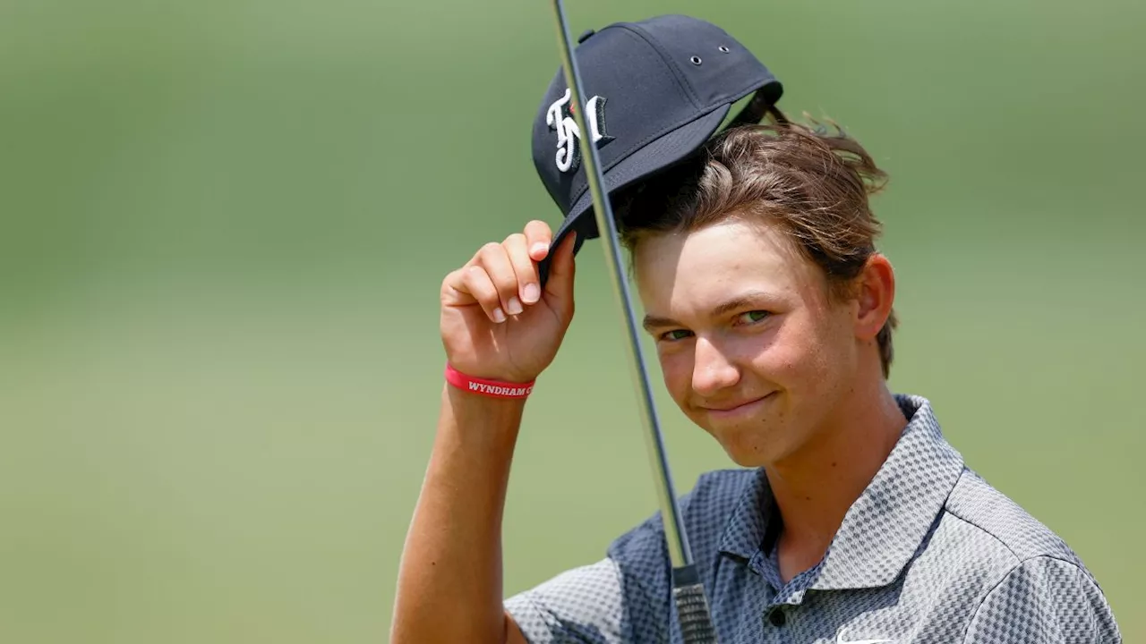 Miles Russell, 15, makes history again with T-20 on Korn Ferry