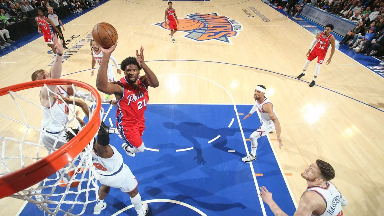 Knicks seguram Embiid e vencem 76ers no Jogo 1 dos playoffs da NBA