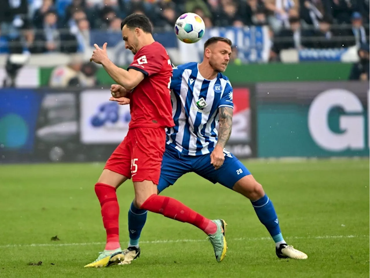 2:3 beim KSC: Rückschlag für die Hertha und Dardai