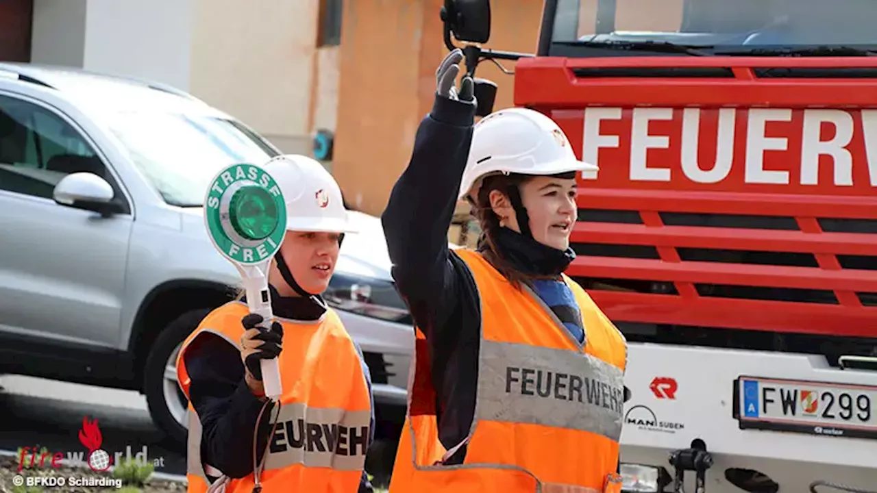 Oö: Feuerwehrjugendleistungsabzeichen in Gold 2024 des Bezirkes Schärding in Rainbach