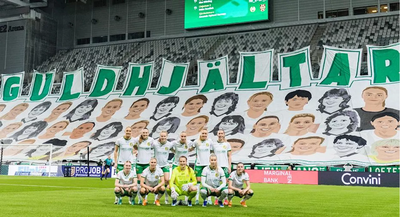 Hammarbyspelarna hyllades med tifo: 'Får leta i containern och ta upp det”'