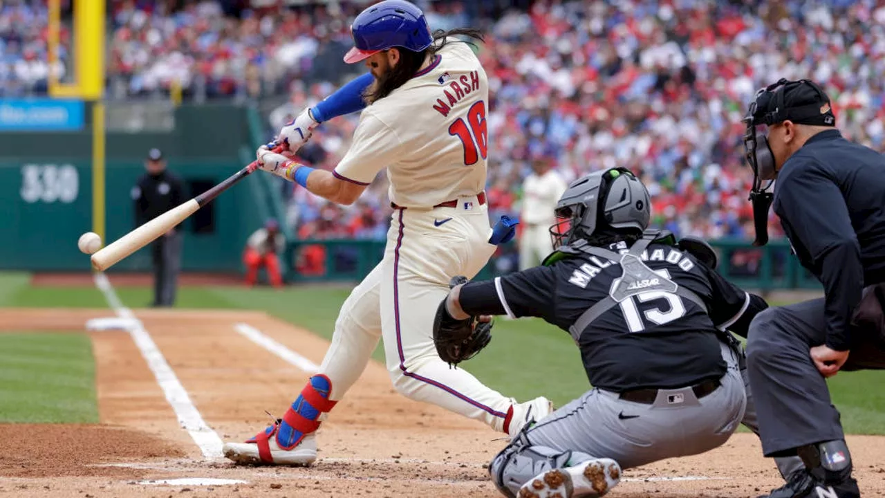 Phillies finish three-game sweep of White Sox with 8-2 victory