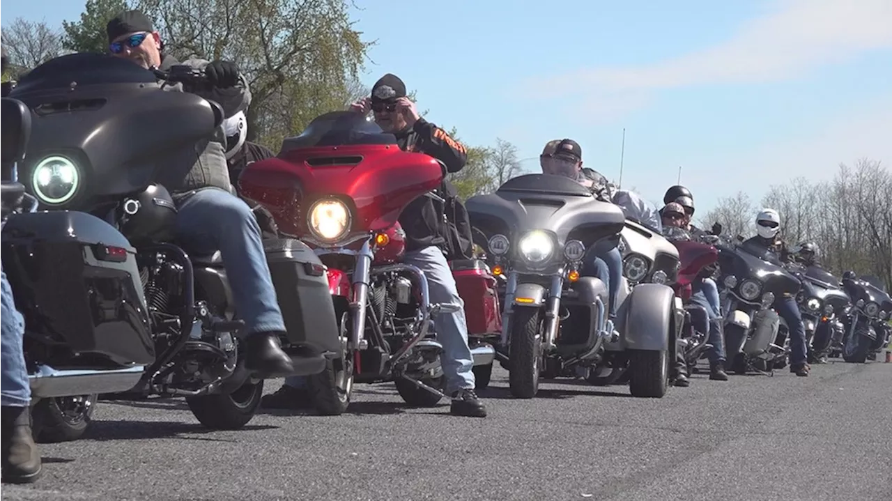 Motorcyclists take part in 7th Annual Spring Fling Charity Ride to support veterans