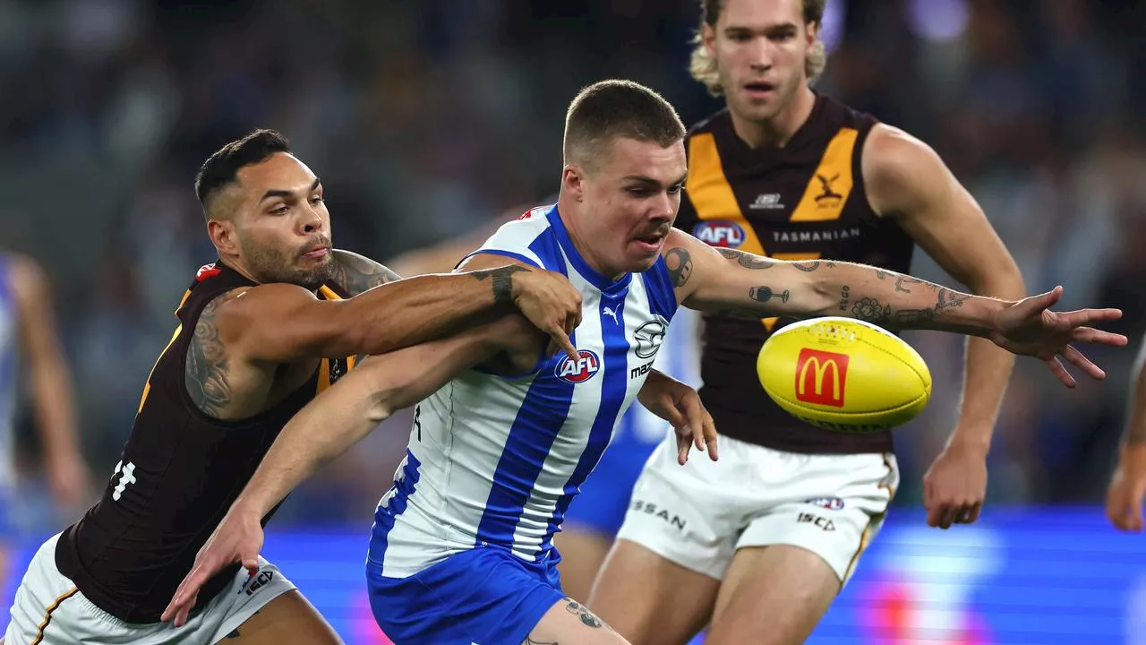 LIVE AFL: Spoon on the line? Hawks, Roos in desperate bids to end winless starts