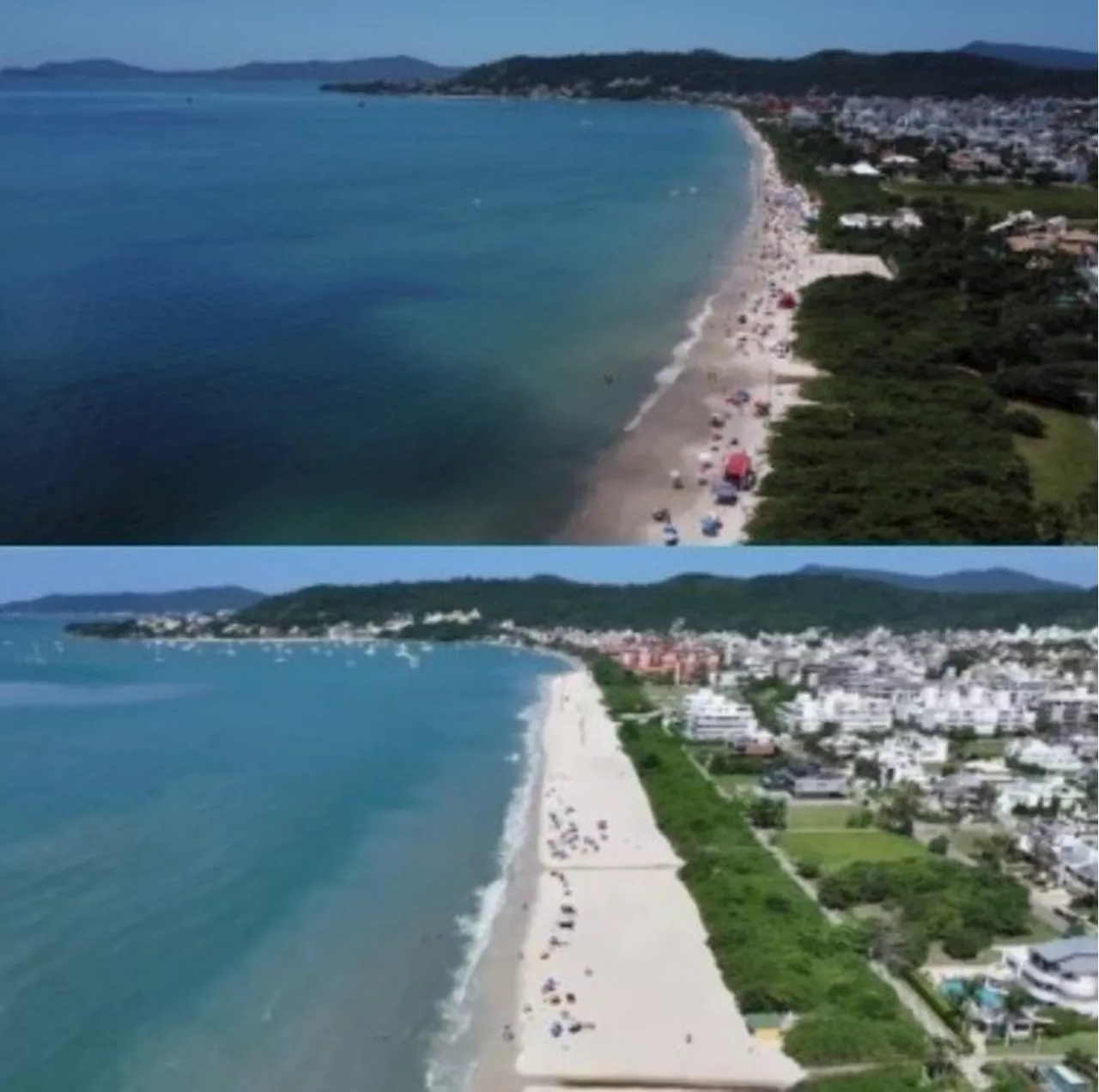 De Florianópolis a 'Dubai brasileira', Santa Catarina supera 16 km de praias alargadas