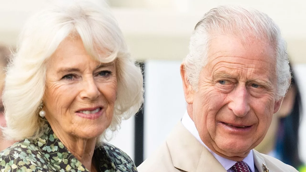 King Charles reappears on late Queen's birthday as he drives wife Queen Camilla to church