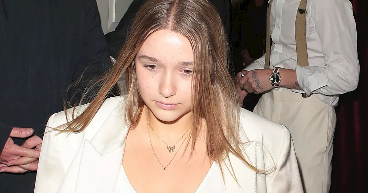 Harper Beckham, 12, steals the show at mum Victoria's lavish 50th birthday bash