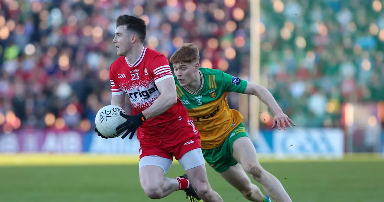 Player ratings from Derry vs Donegal in the Ulster SFC quarter-final clash