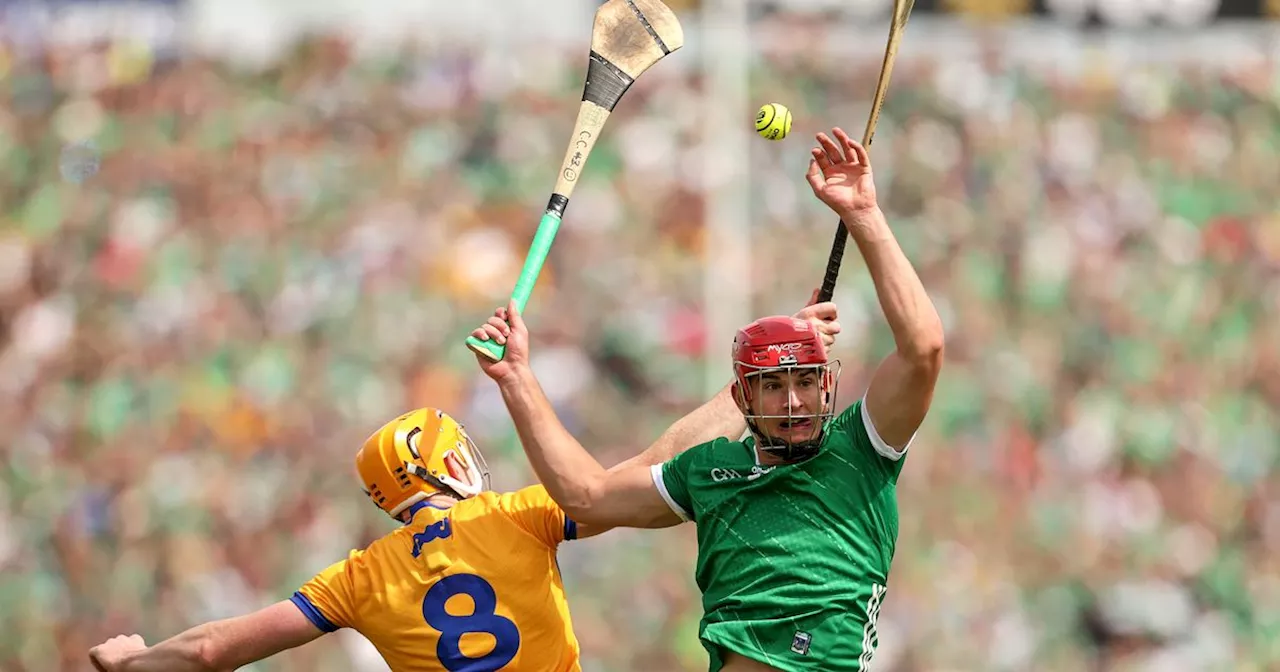 What time and TV channel is Clare v Limerick on today?