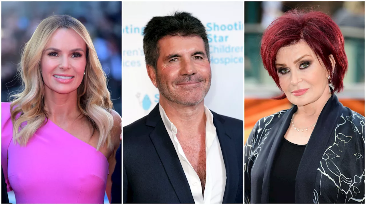 Simon Cowell responds to public feud between Sharon Osbourne and Amanda Holden