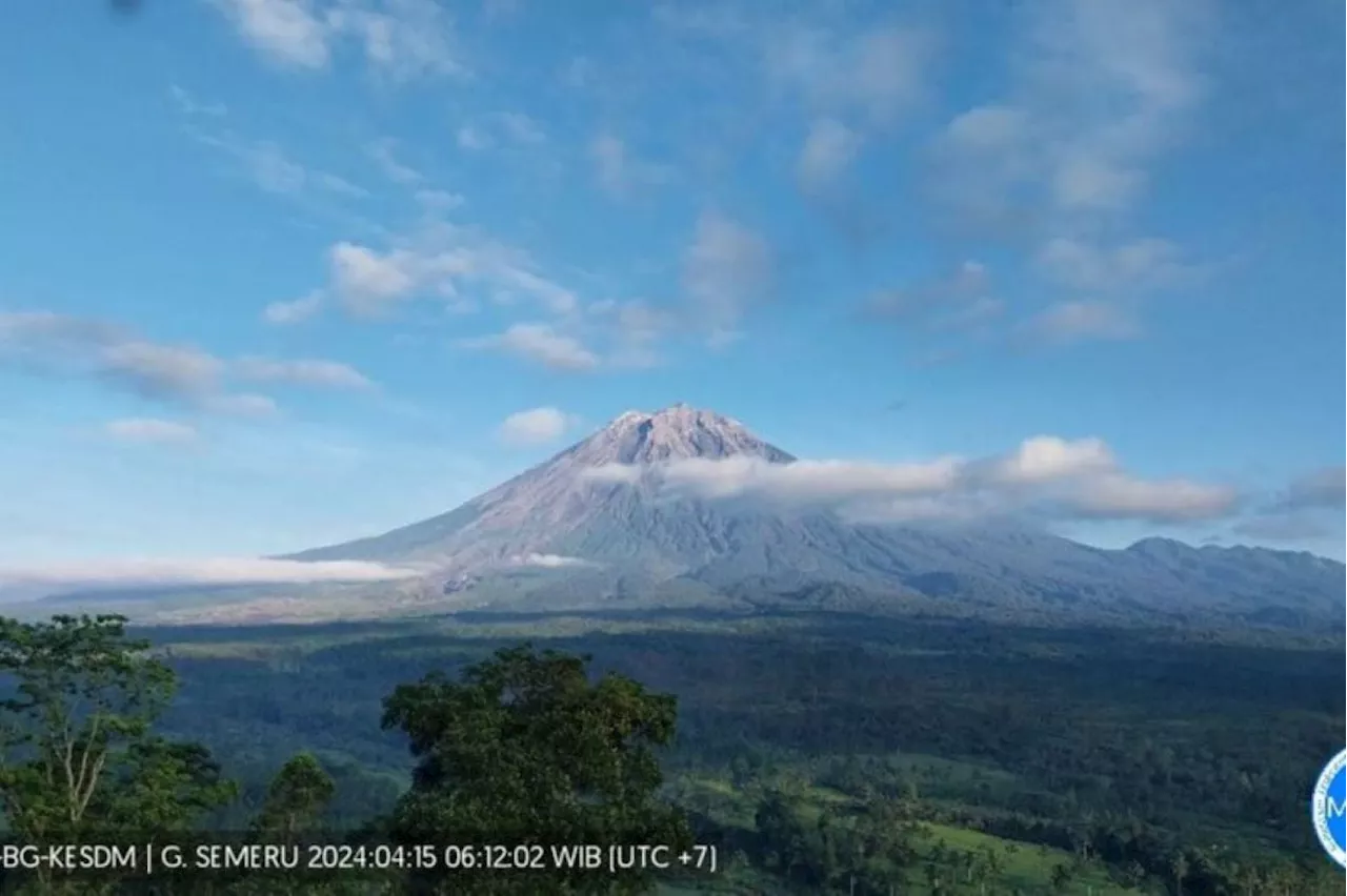 Gunung Semeru Erupsi 3 Kali, Ketinggian Letusan Capai 600 Meter