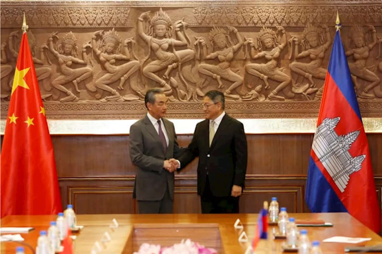 Chinese foreign minister arrives in Cambodia, Beijing's closest Southeast Asian ally