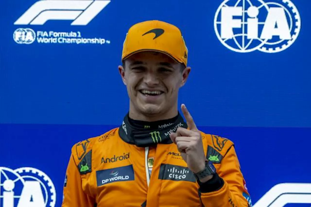 Lando Norris, 2e du GP de Chine : « Heureux d'avoir perdu mon pari »