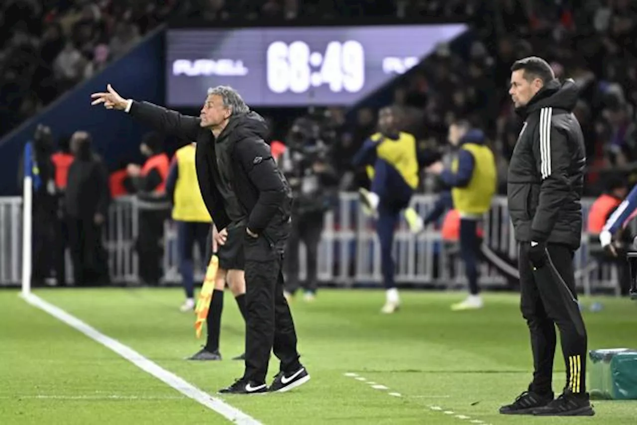 Luis Enrique, après PSG-OL : « On a contrôlé le jeu de manière merveilleuse en première période »