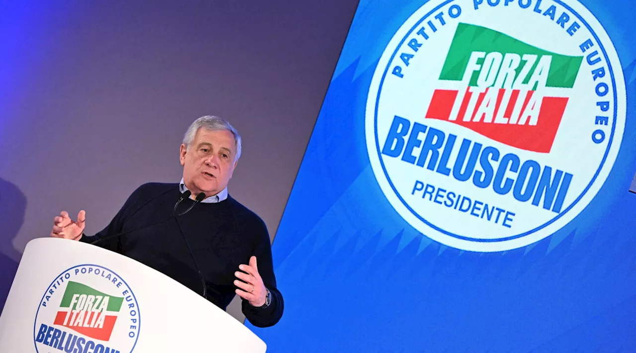 Forza Italia, Tajani: alle europee obiettivo 10% con voti anche a sinistra