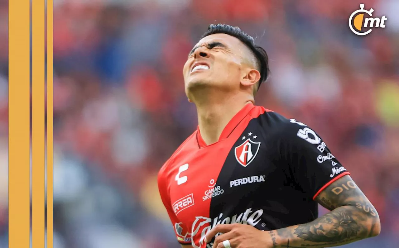 Luis Reyes se pierde el partido ante Cruz Azul por lesión; descartado para Clásico Tapatío