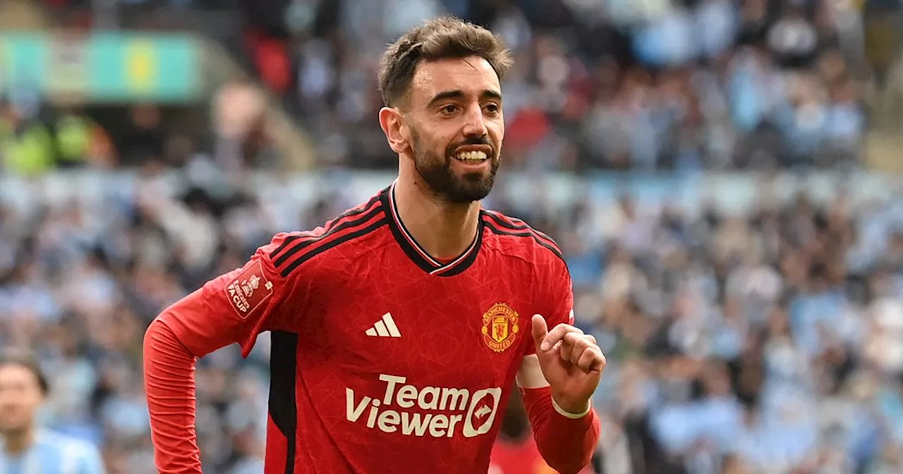 Bruno Fernandes fires response to Man United celebrations after Coventry win