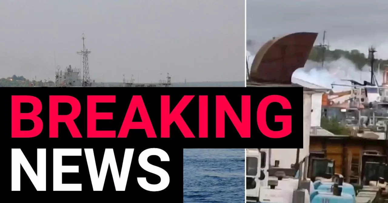 Ukraine missile 'hits Putin’s 112-year-old warship' that survived both World Wars